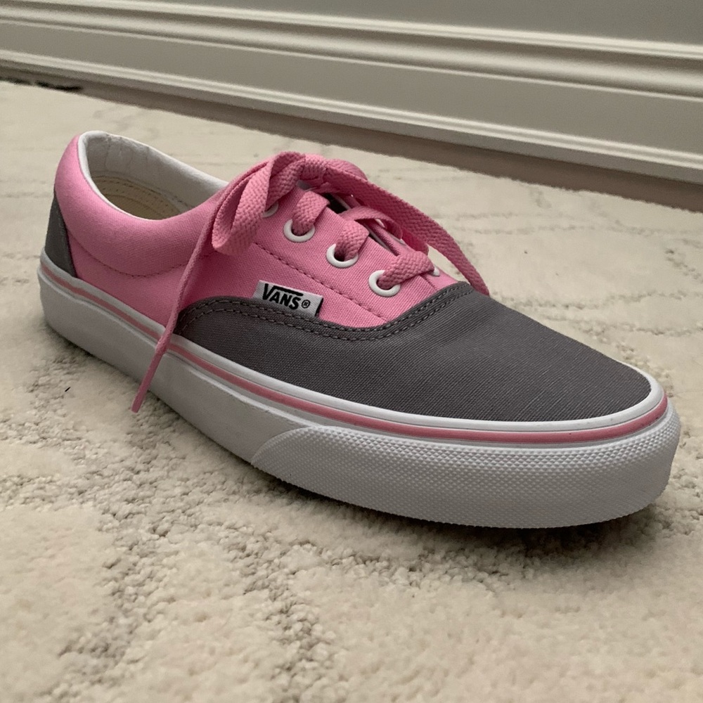 Vans Custom - Pink, Grey, White